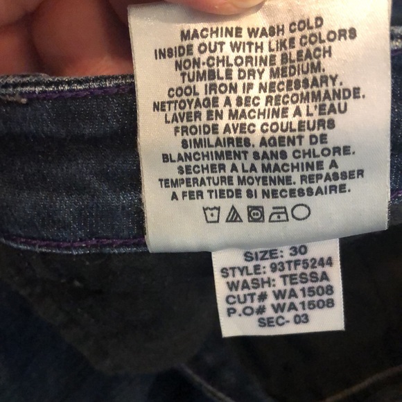 Joe’s Jeans Cigarette Fit/Tessa Wash Sz 30 - Picture 5 of 9